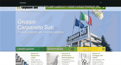 Desktop Screenshot of gruppocarpanetosati.it
